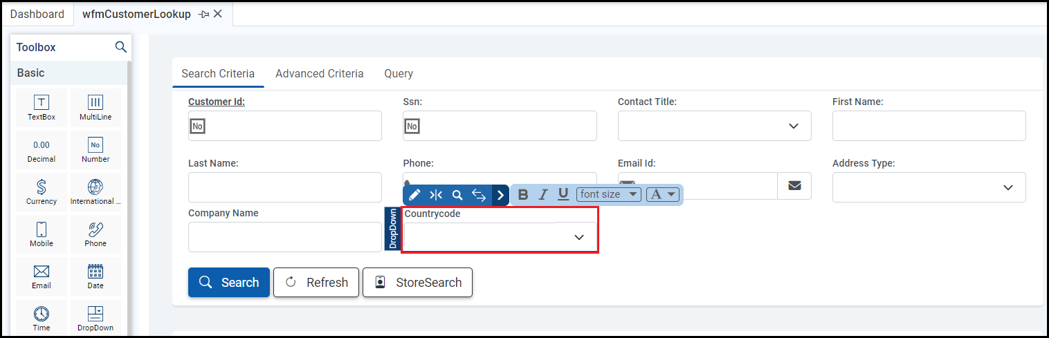 control has been added
